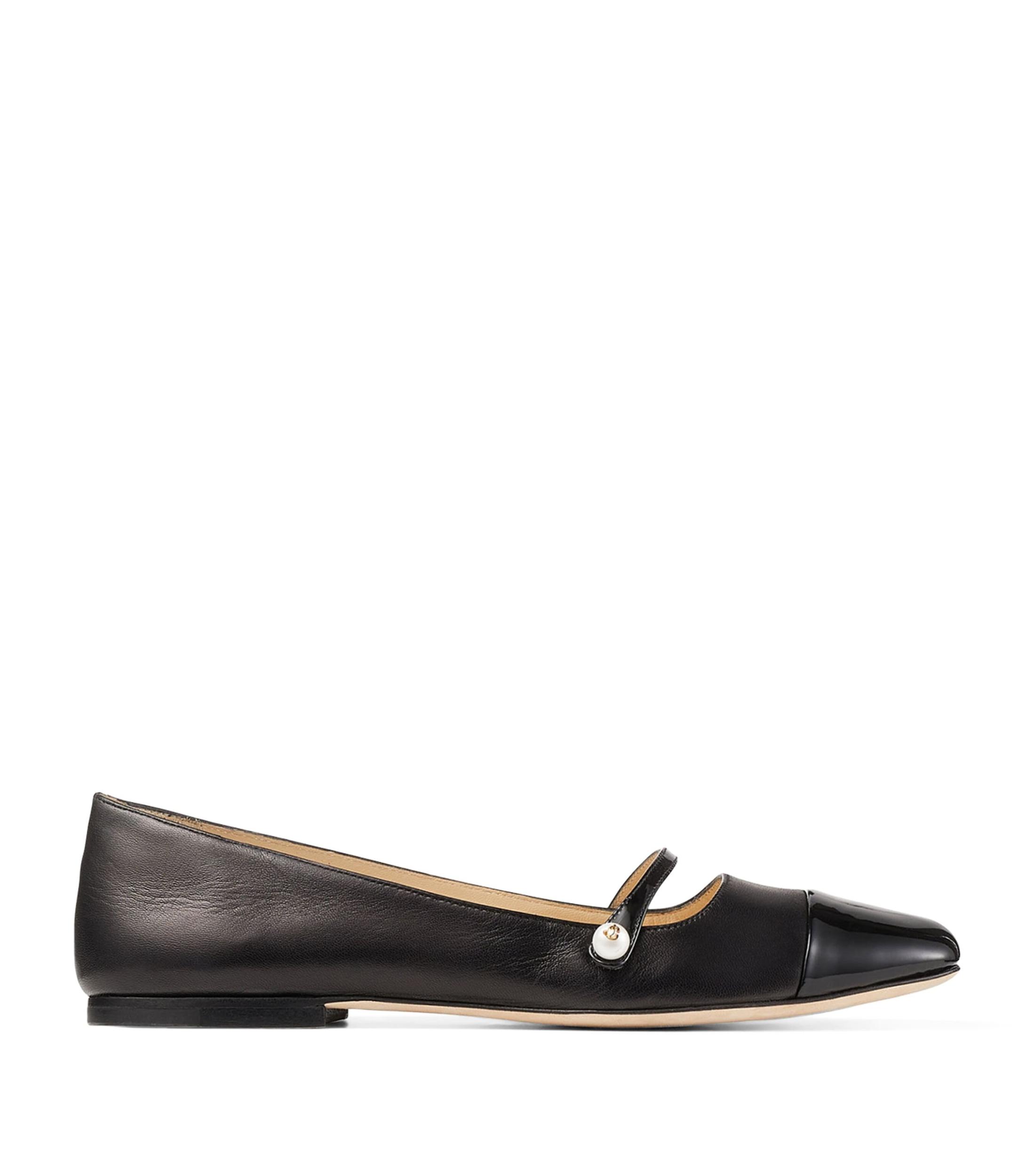 JIMMY CHOO Elisa Ballet Flats In Black Product Image