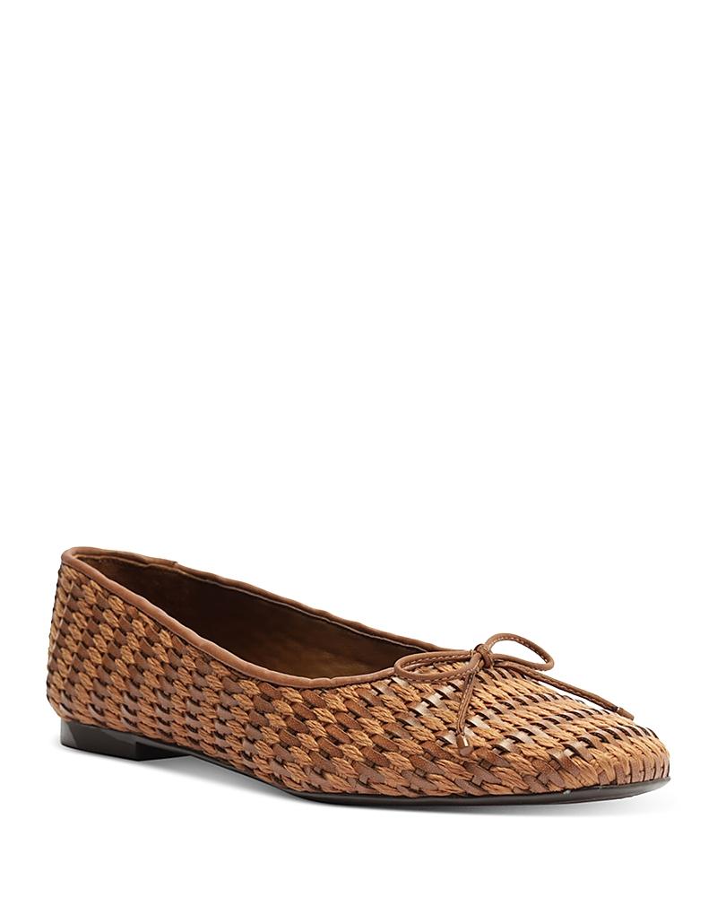Schutz Womens Arissa Straw Flats Product Image
