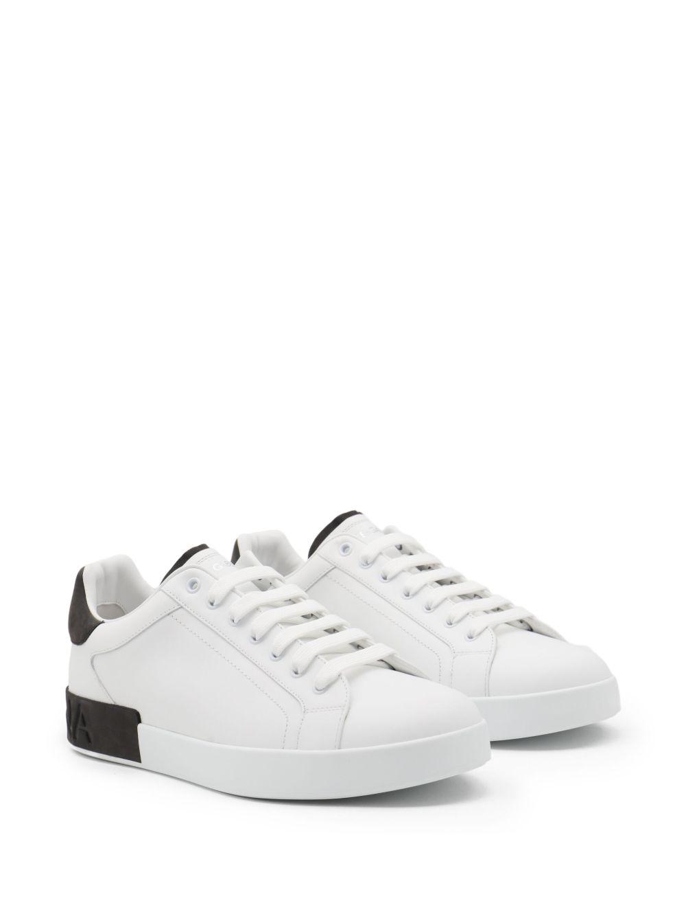 leather panelled sneakers Product Image