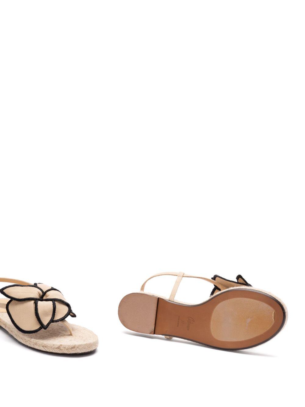 floral-appliqué sandals Product Image