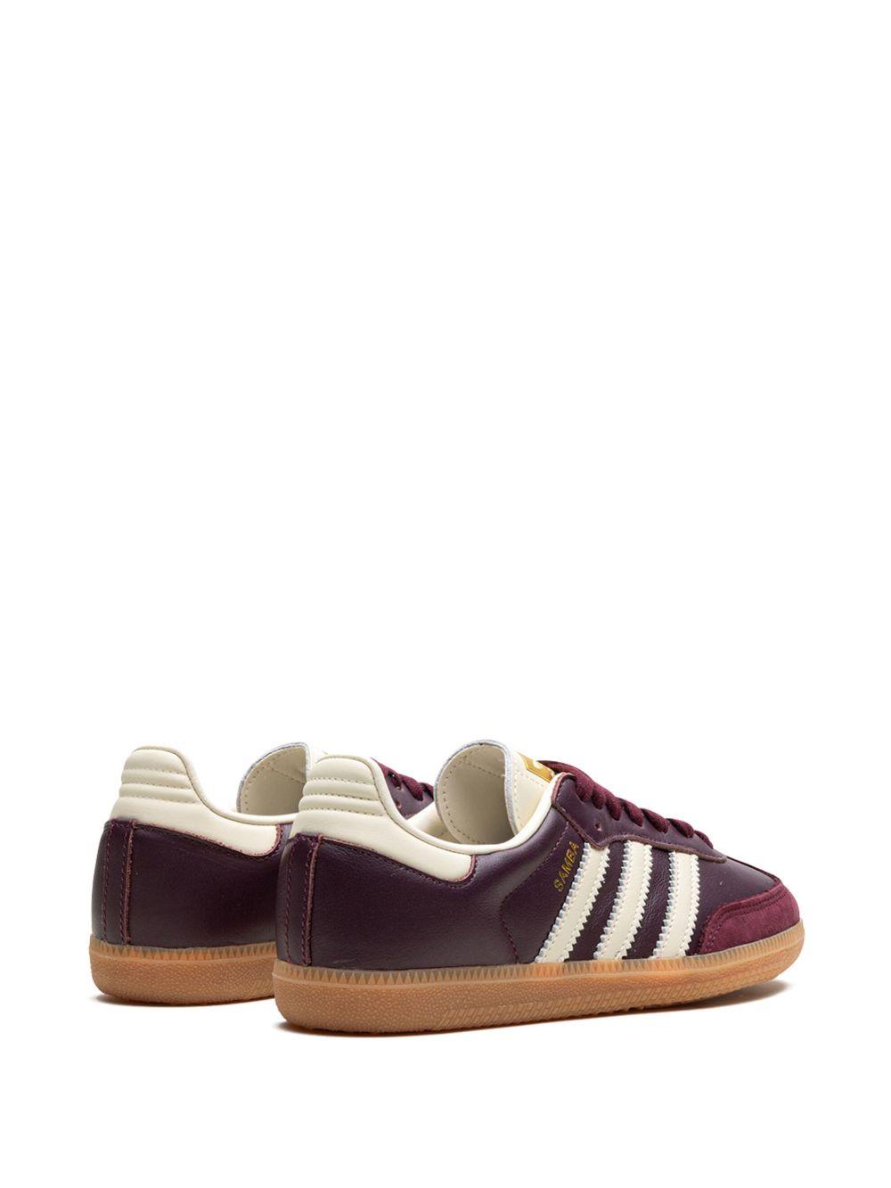 Samba OG " Maroon/Core White/Gold Metallic" sneakers Product Image