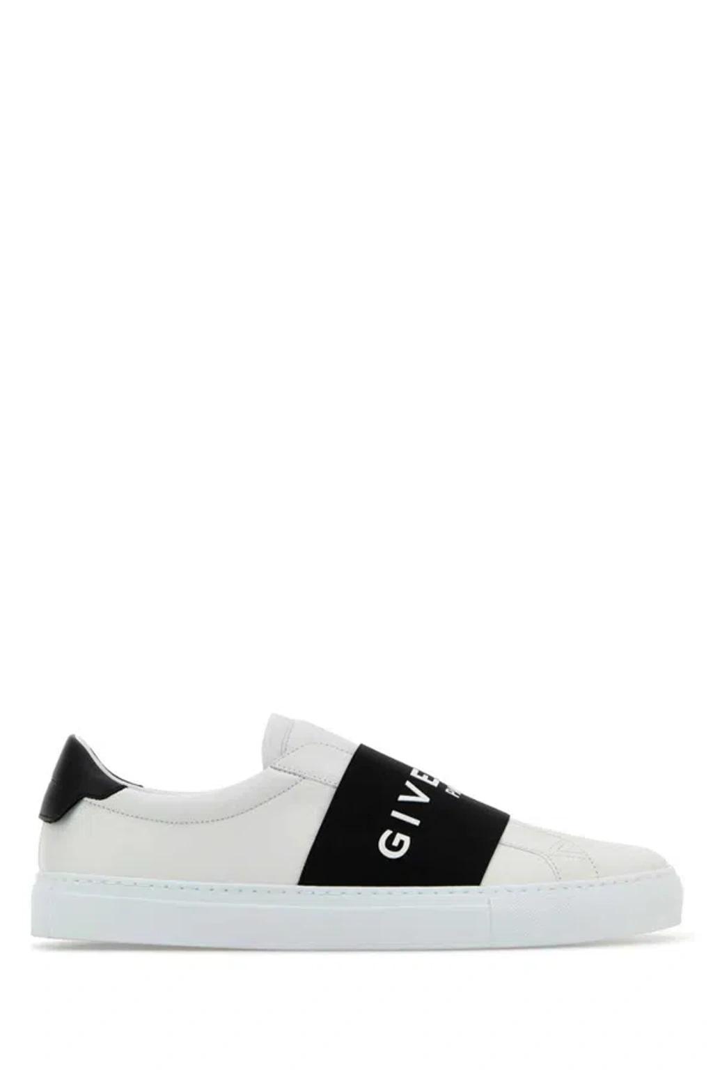 GIVENCHY Urban Street Sneakers In Leather With Elastic Band In Multi Product Image