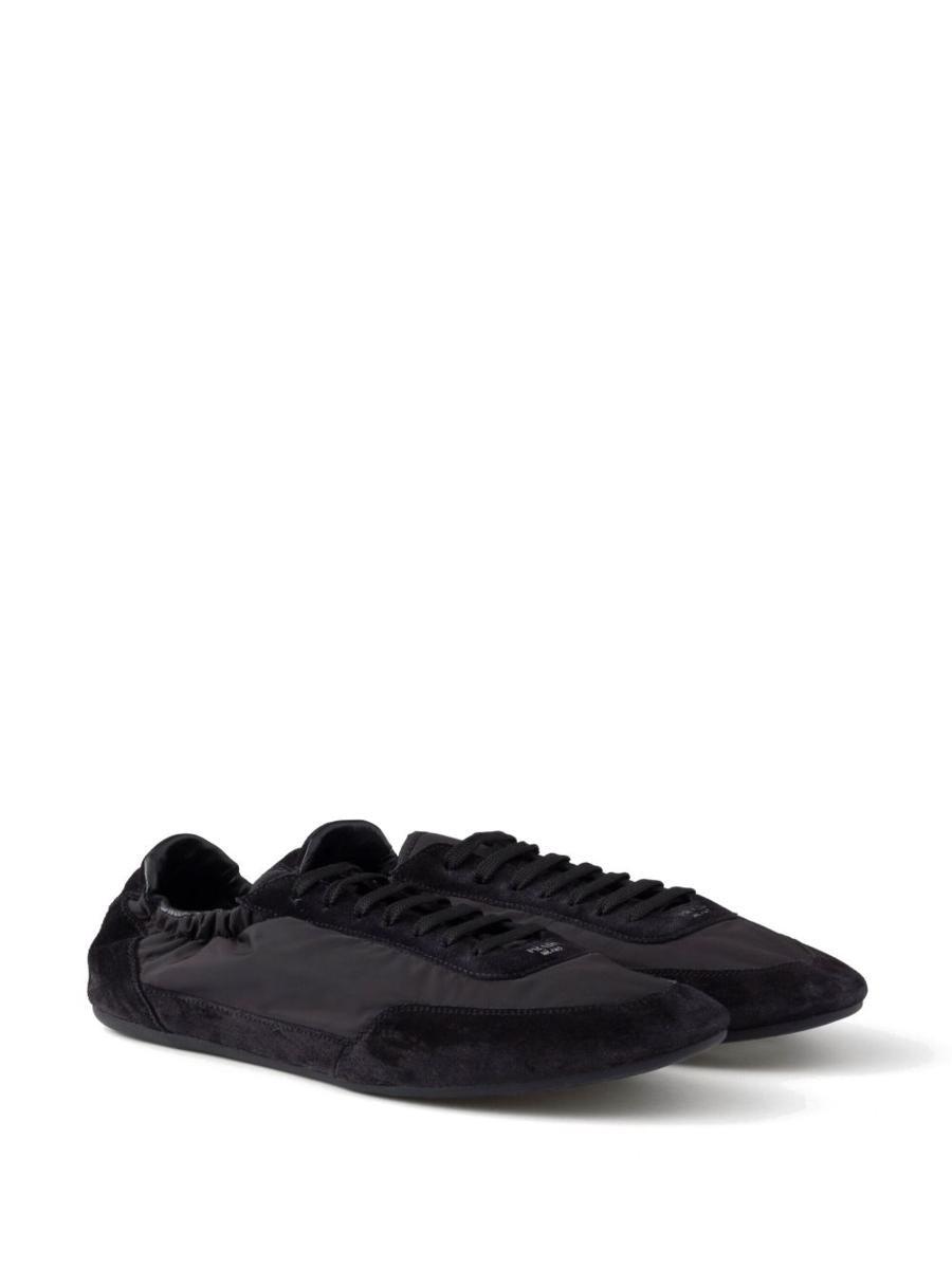 Collapse Re-Nylon suede sneakers Product Image
