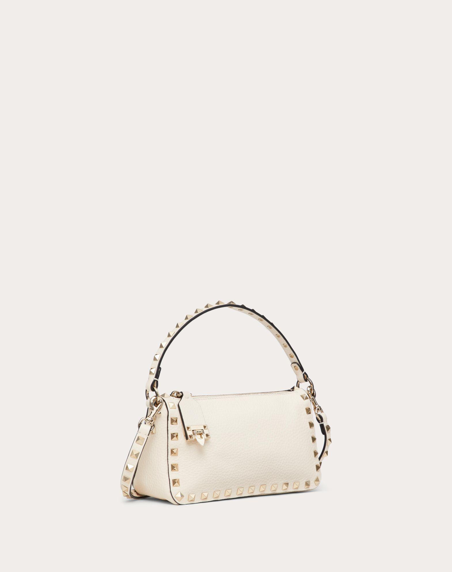 Small Rockstud Grainy Calfskin Crossbody Bag  Product Image