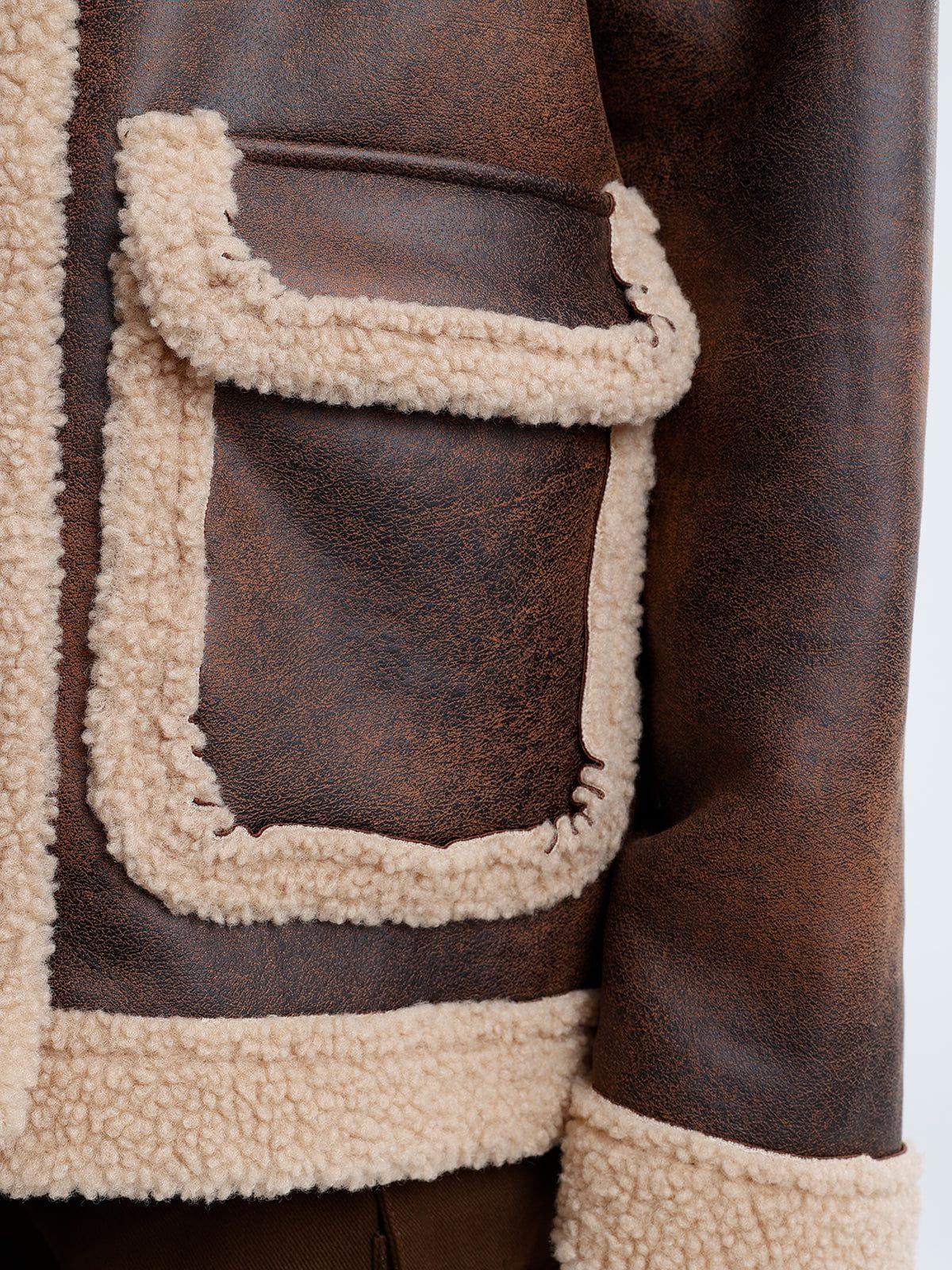 Aelfric Eden Patchwork Sherpa Jacket Product Image