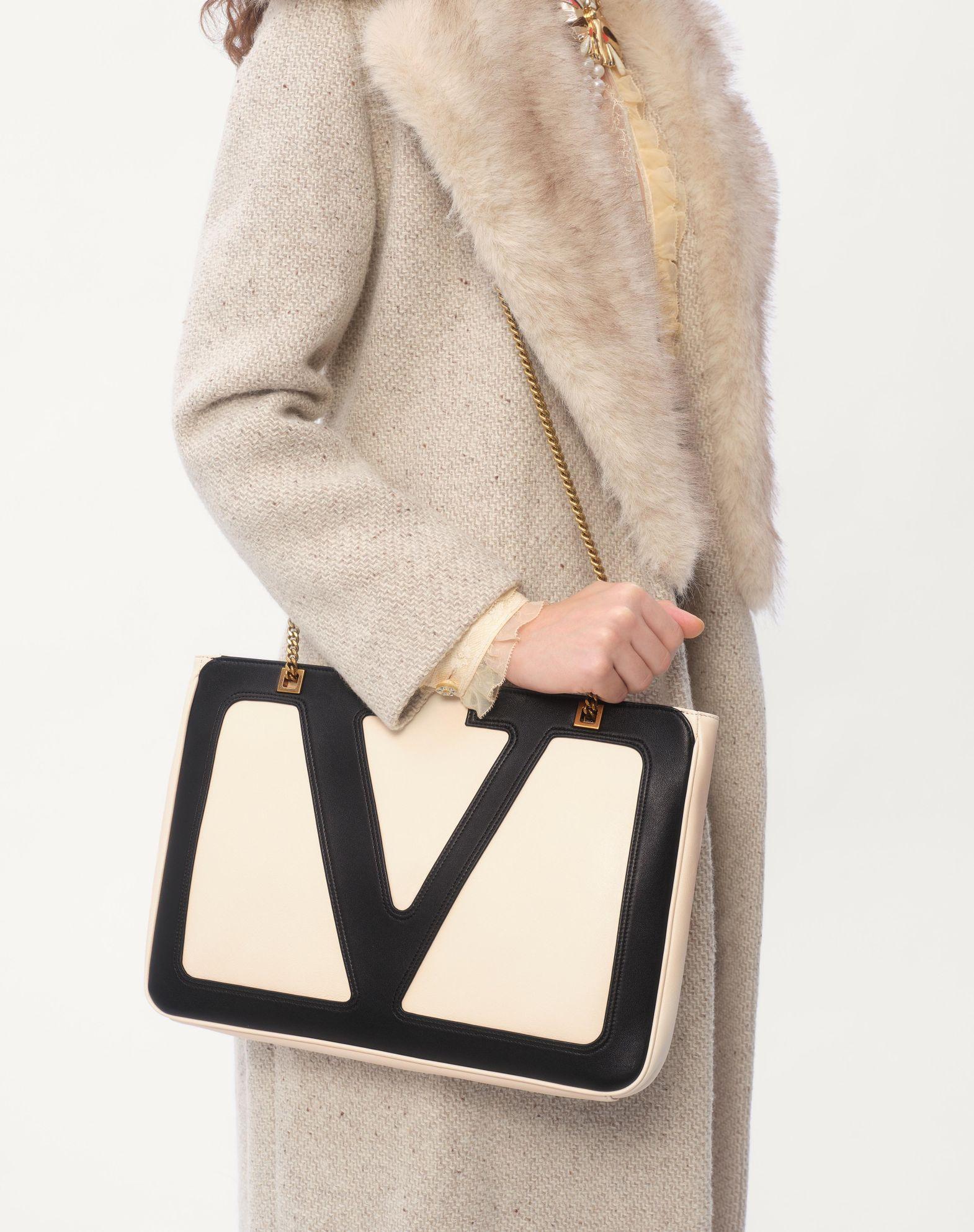 Valentino Garavani Viva Superstar Medium Nappa Leather Shopping Bag Product Image