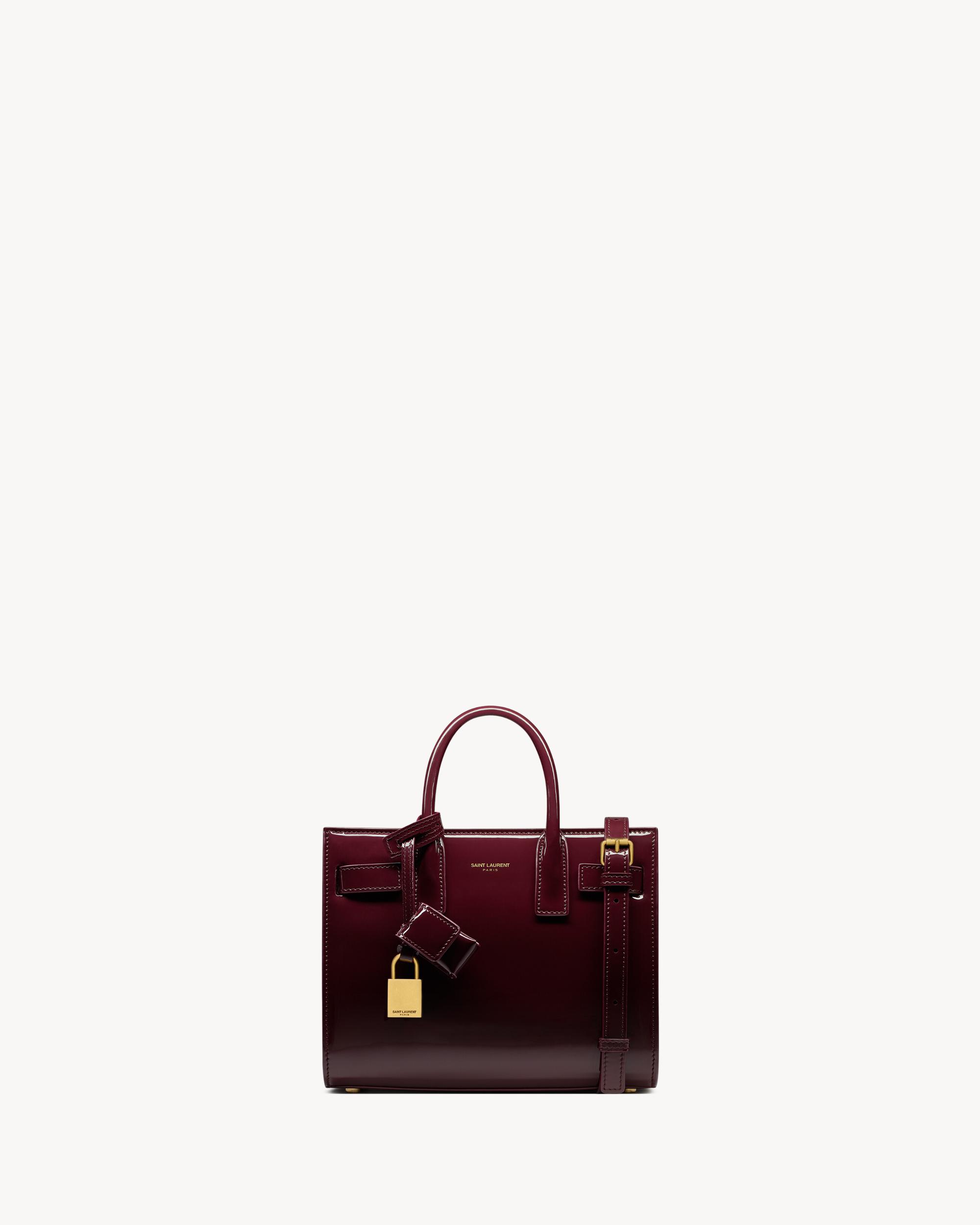 SAC DE JOUR in patent leather - nano Product Image