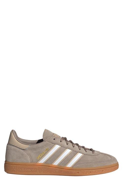 adidas Gender Inclusive Handball Spezial Sneaker in Chalky Brown/white/magic Beige at Nordstrom, Size 13 Women's Product Image