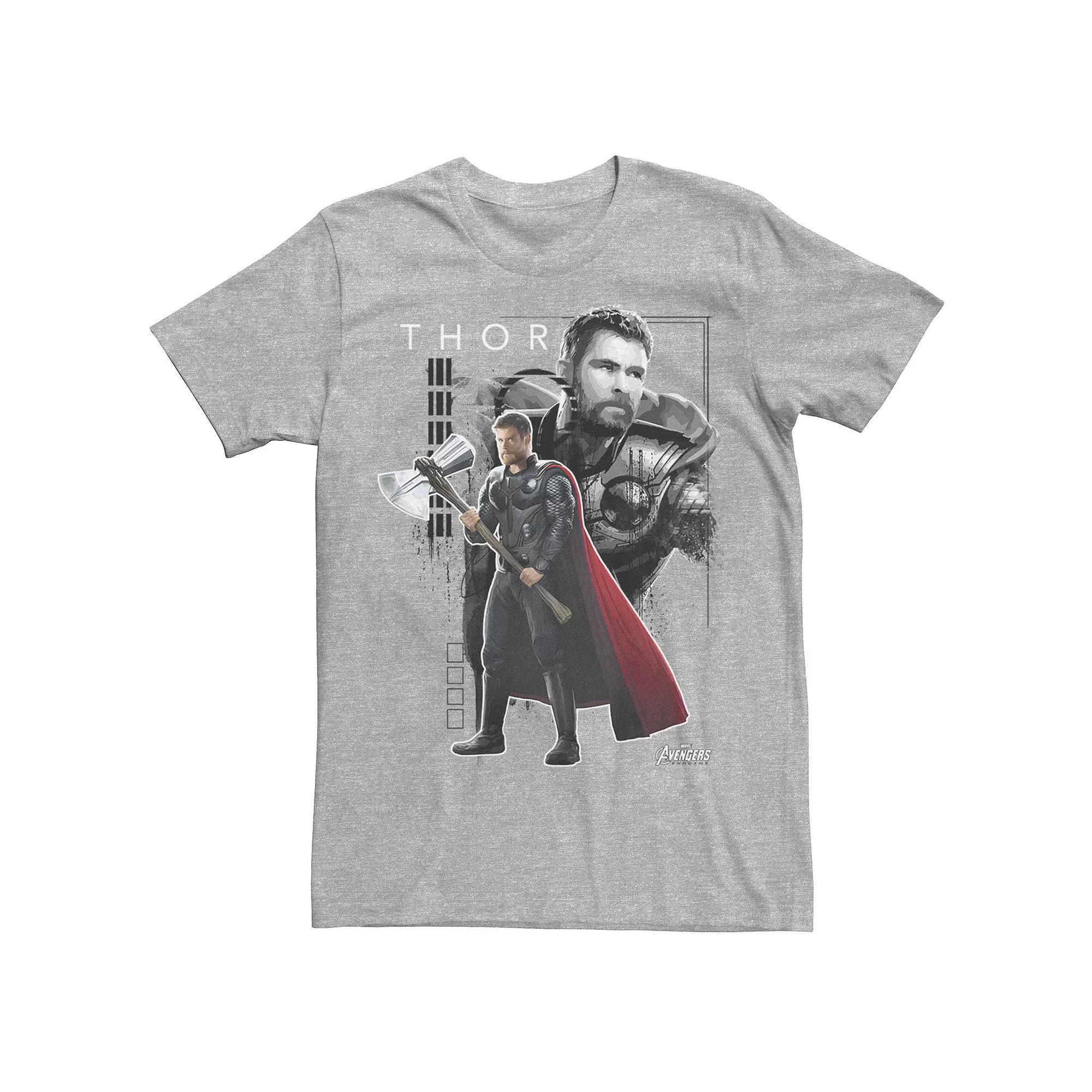 Men's Marvel Avengers Endgame Thor Collage Portrait Tee,  Product Image