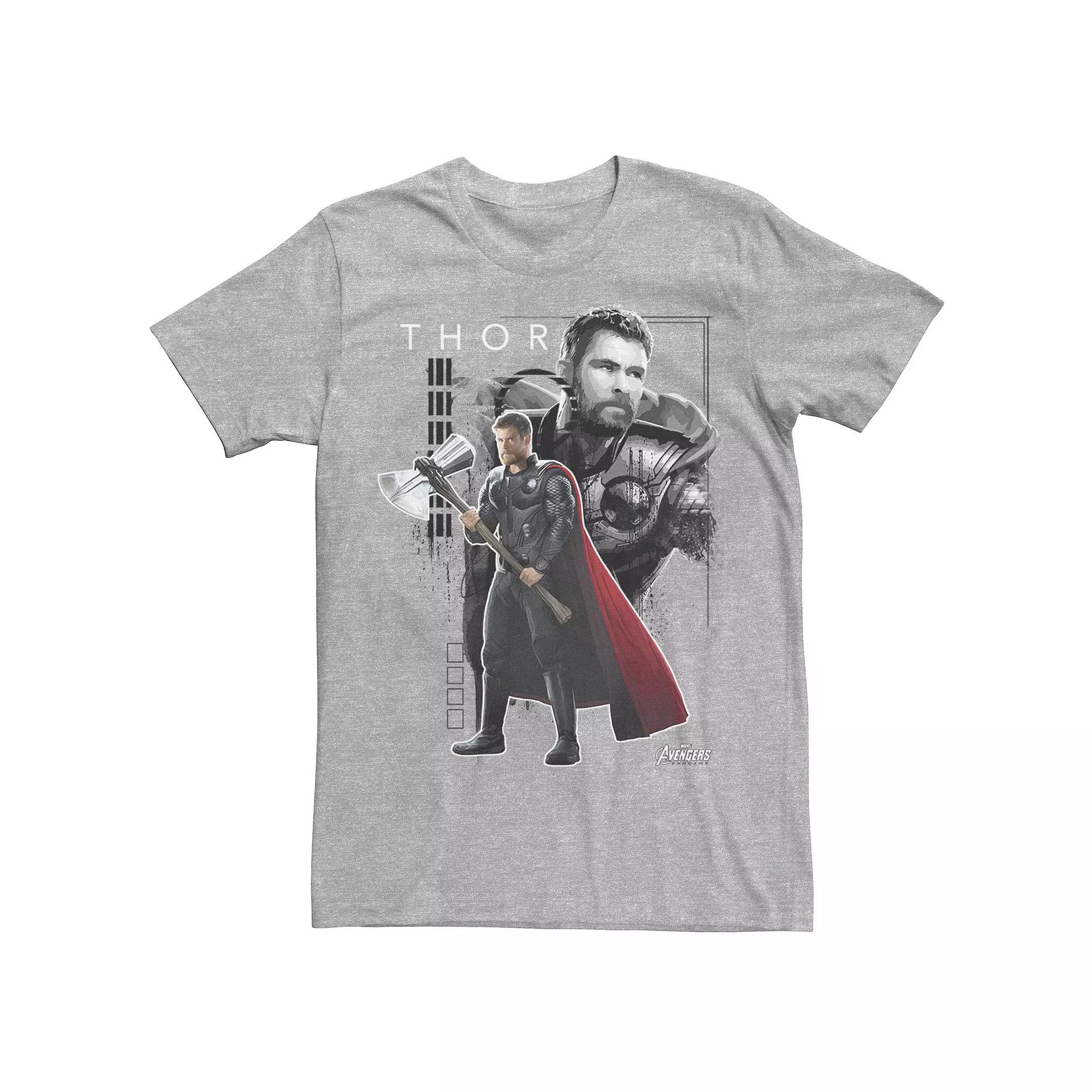 Men's Marvel Avengers Endgame Thor Collage Portrait Tee,  Product Image