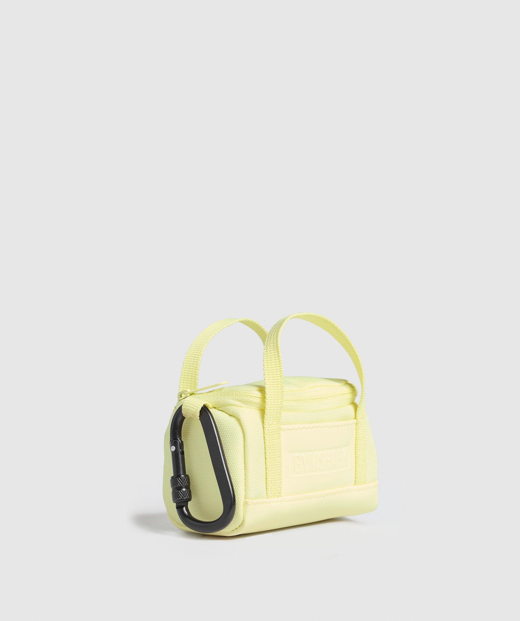 Gymshark Mini Everyday Holdall Keychain - Refresh Yellow Unisex Product Image
