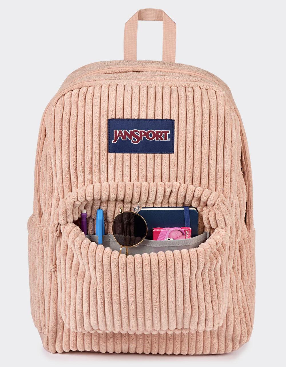 JANSPORT SuperBreak Plus FX Backpack - SURREAL CORDUROY MISTY ROSE Product Image