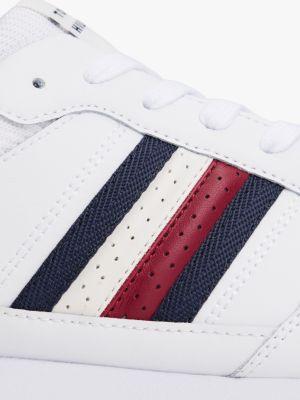 Signature Stripe Leather-Mix Sneaker Product Image