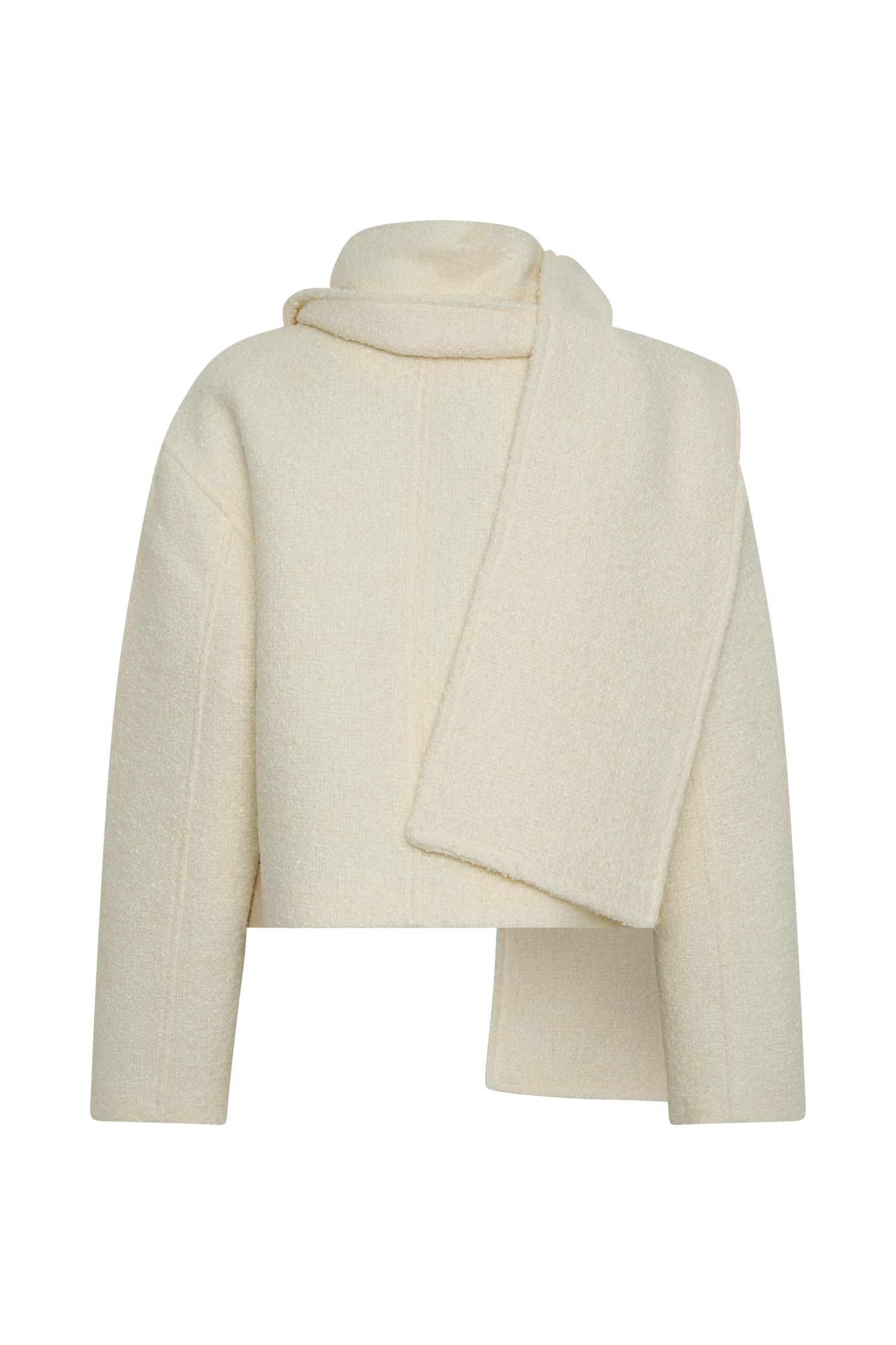 Bree Scarf And Jacket - Ivory Product Image