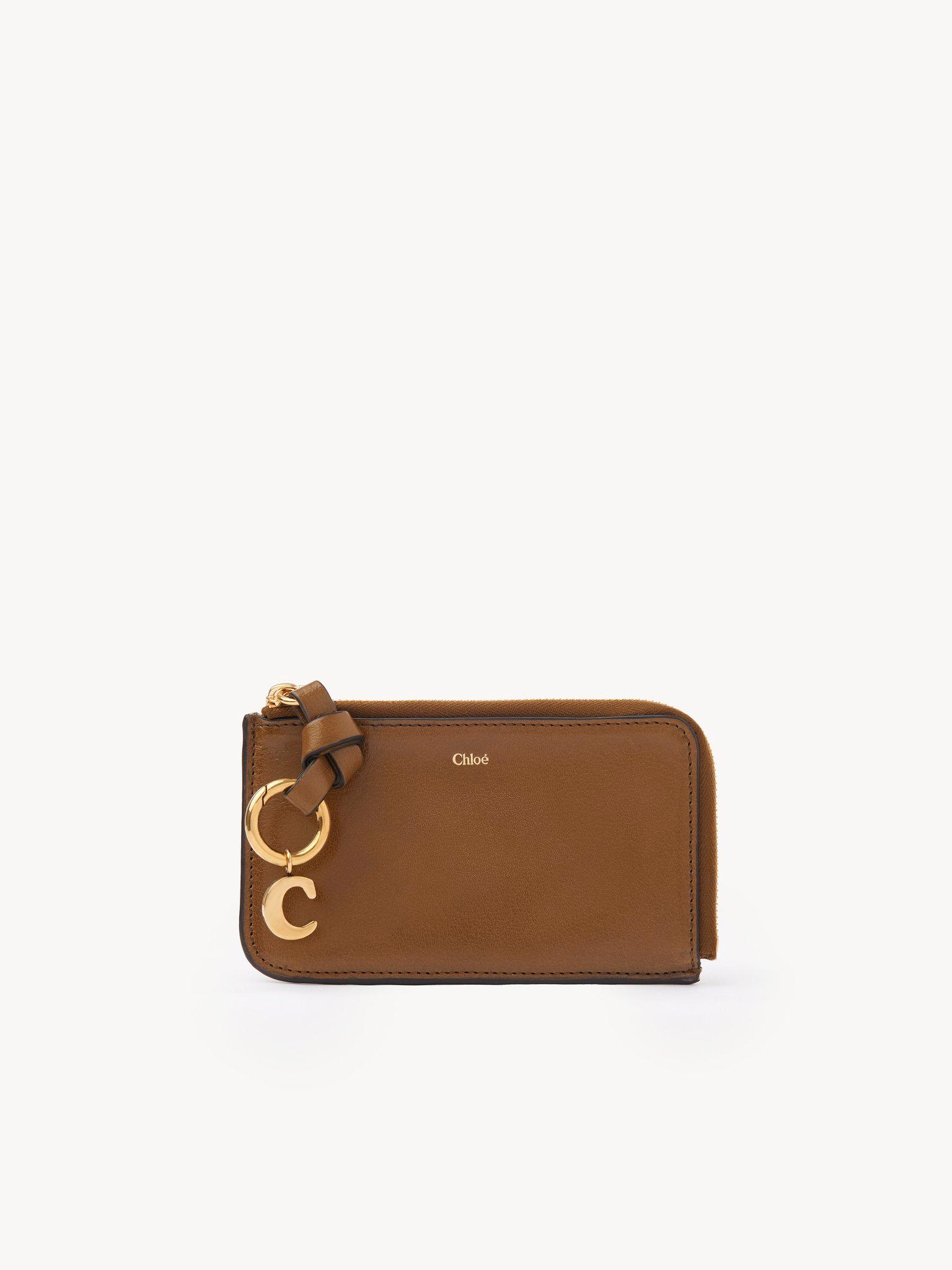 Alphabet wallet in shiny leather Product Image