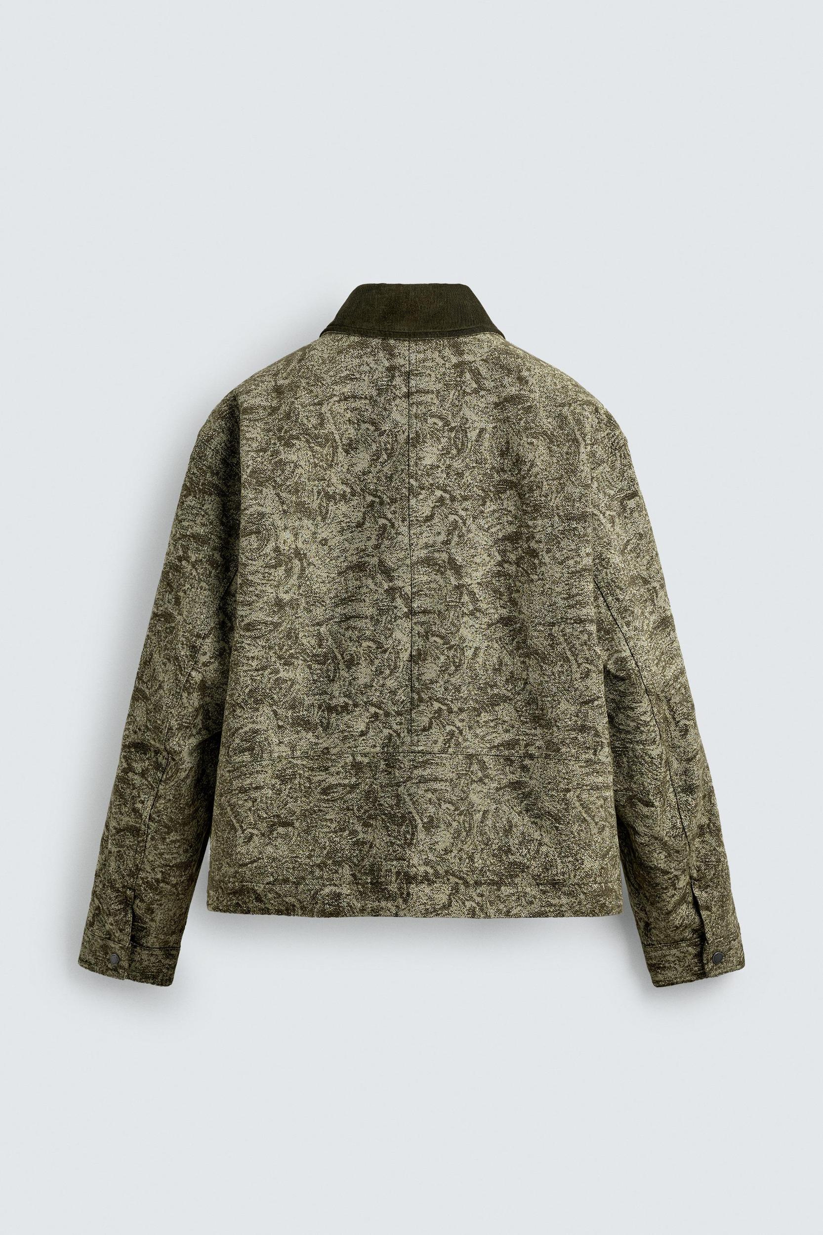 ABSTRACT JACQUARD QUILTED JACKET Product Image