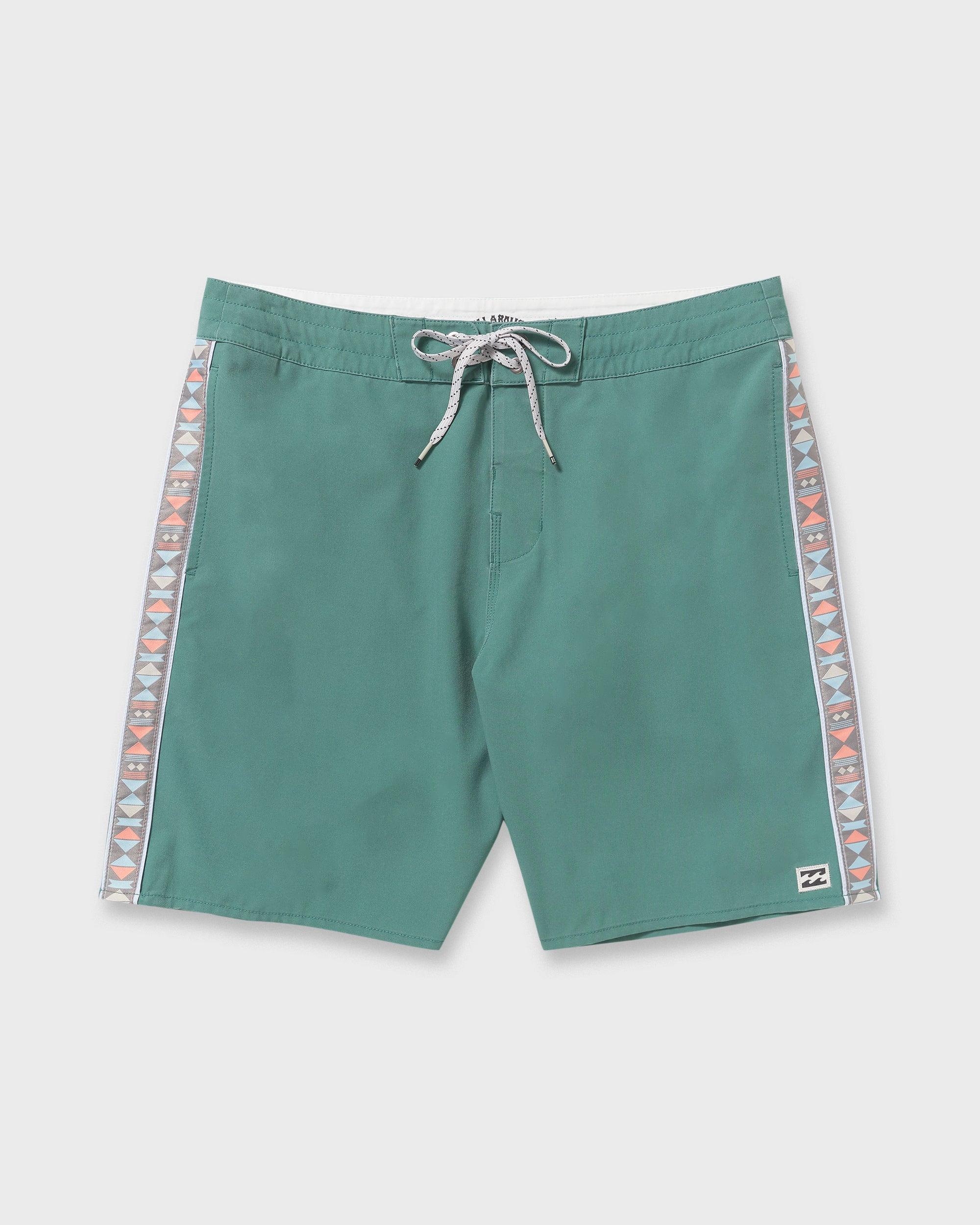 Wategos Lo Tide 19" Boardshorts - Sage Green Male Product Image