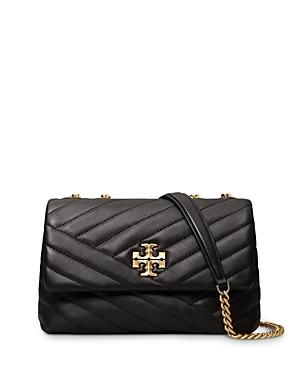 Womens Small Kira Chevron Leather Shoulder Bag Product Image