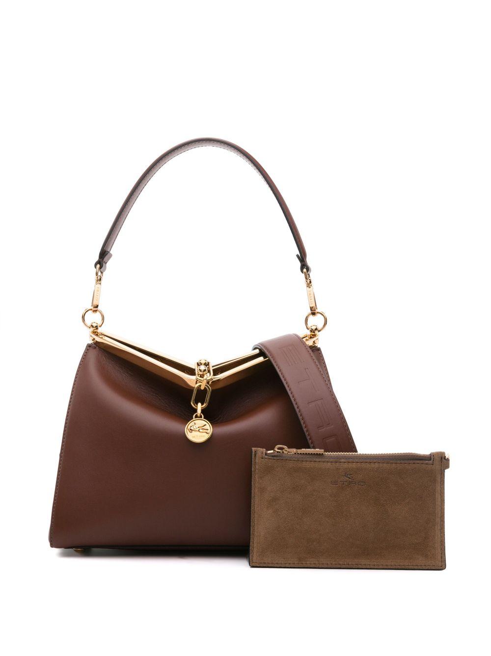 medium Vela leather shoulder bag Product Image