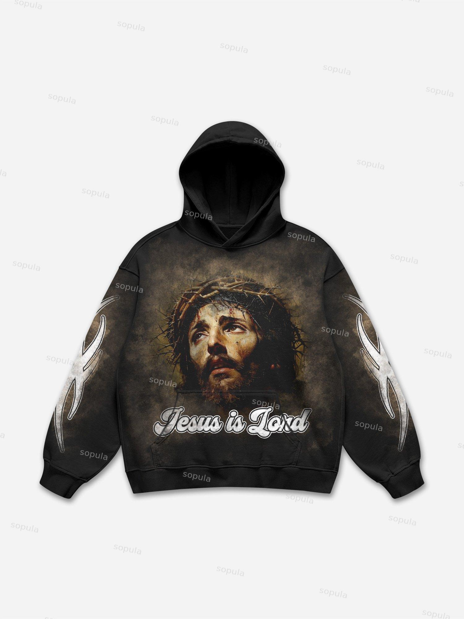 Saint March Angel Graphic Hoodie Product Image