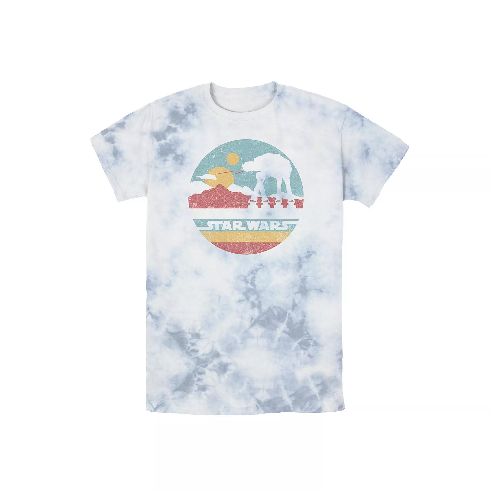 Men's Star Wars AT-AT Silhouette Title Logo Circle Tee, Boy's,  Product Image