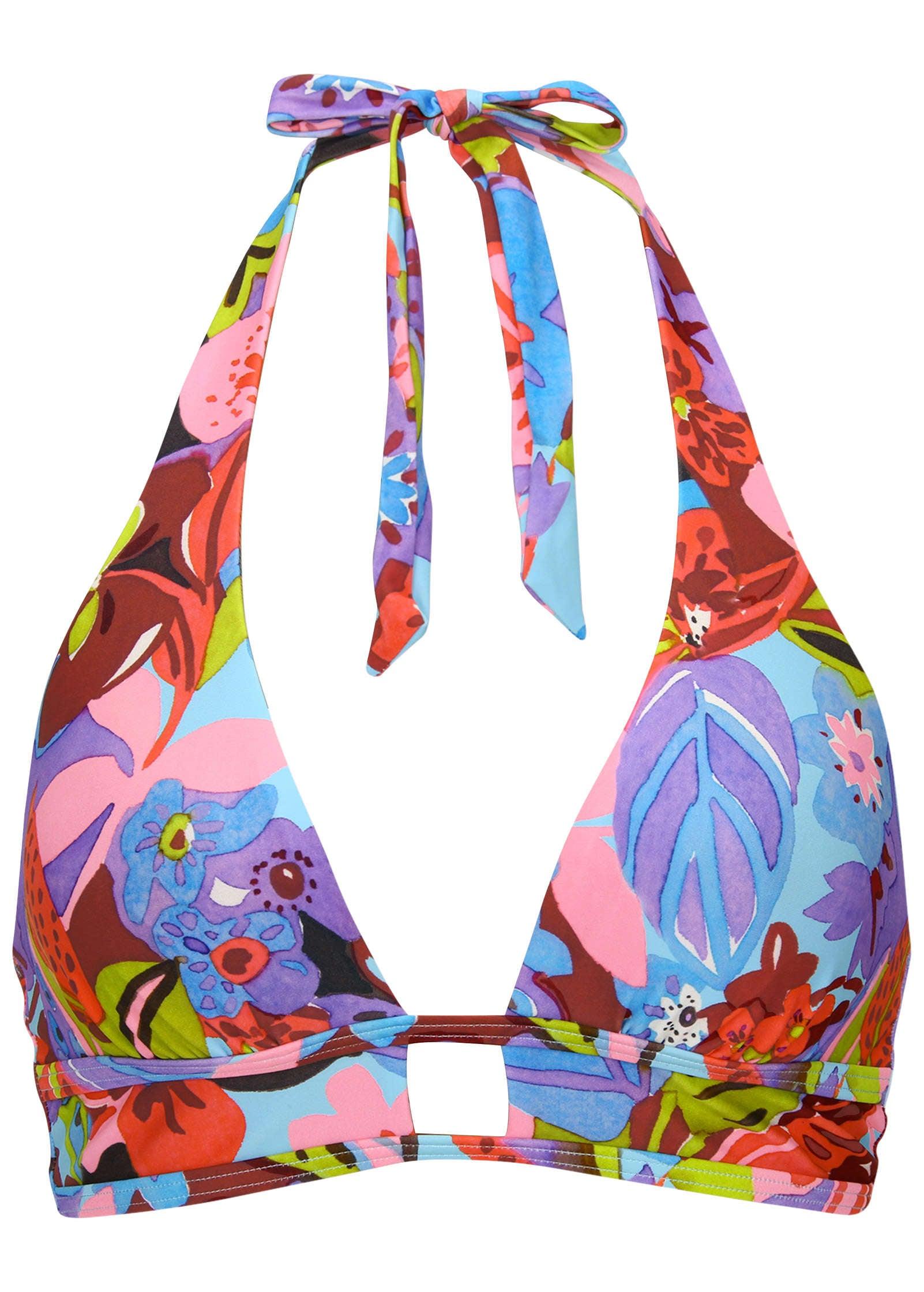 St Thomas Halter Top - Strawberry Floral Product Image