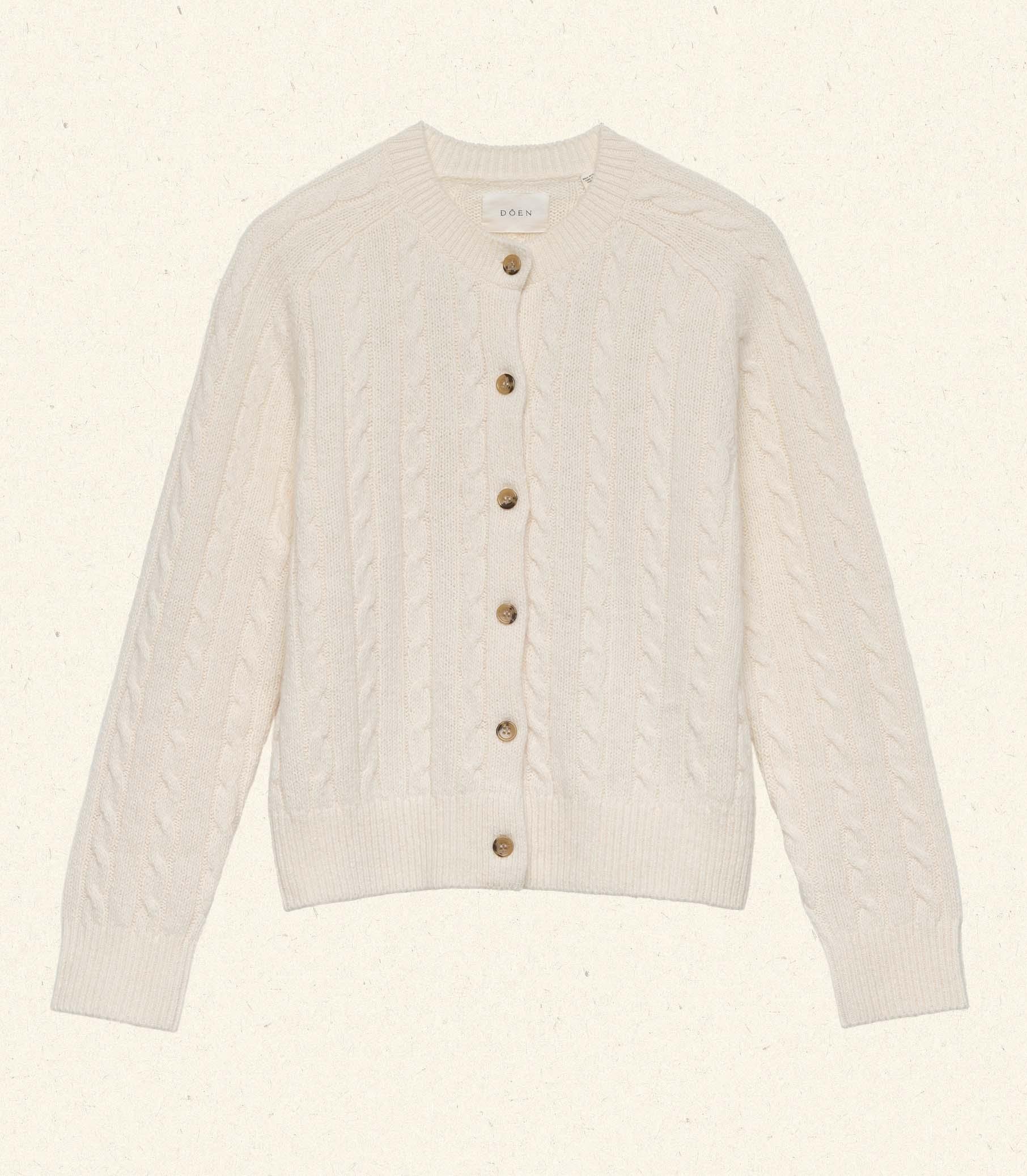 PENROSE CARDIGAN -- SEA SALT Product Image
