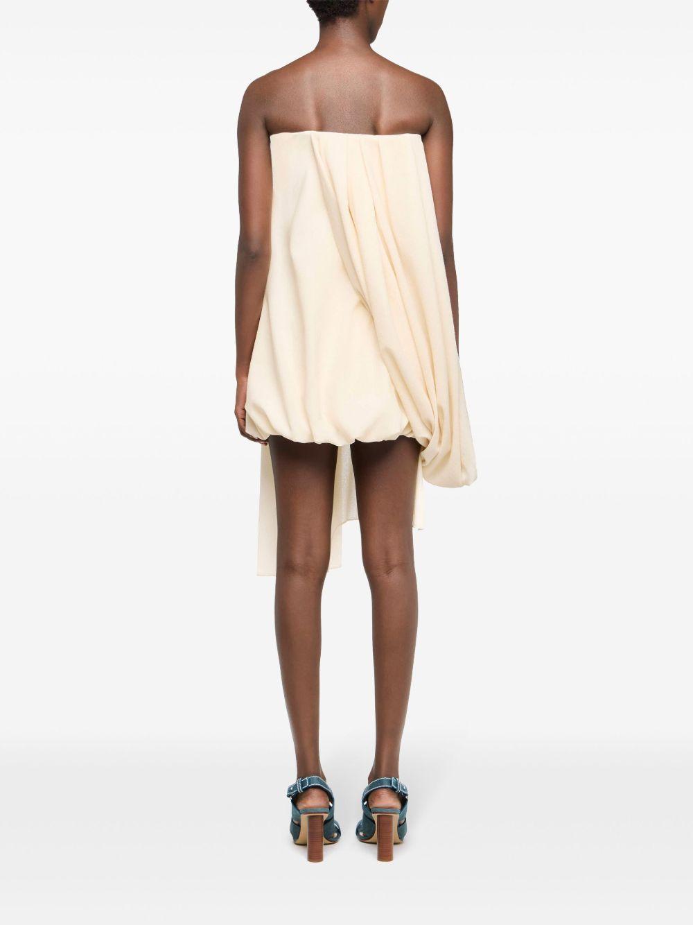 draped bustier dress Product Image