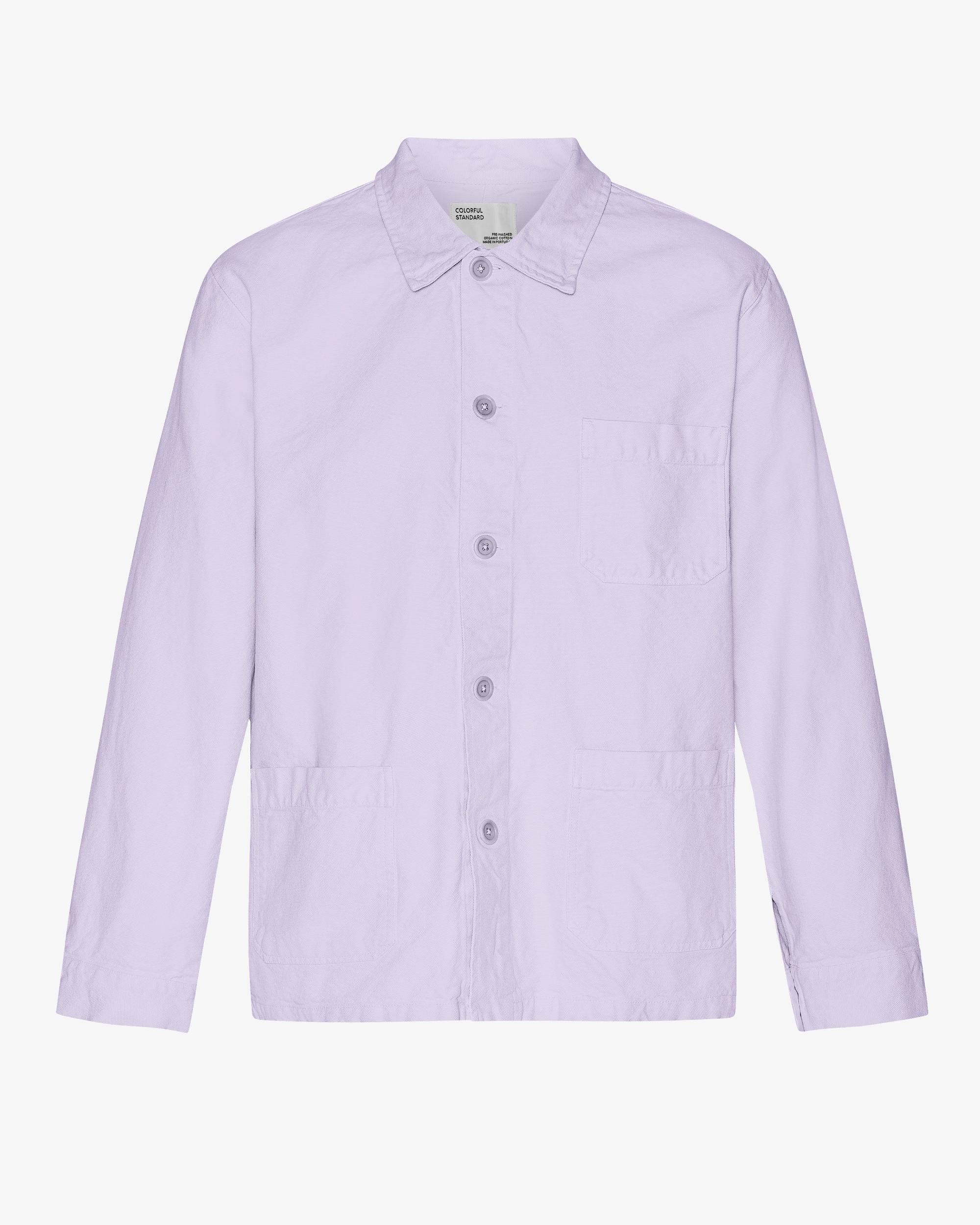 Organic Workwear Jacket - Soft Lavender Product Image