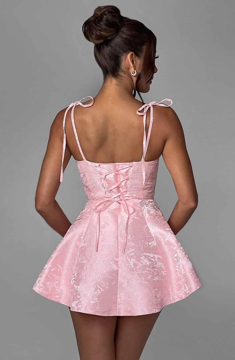 Emmie Playsuit Dress - Blush Product Image