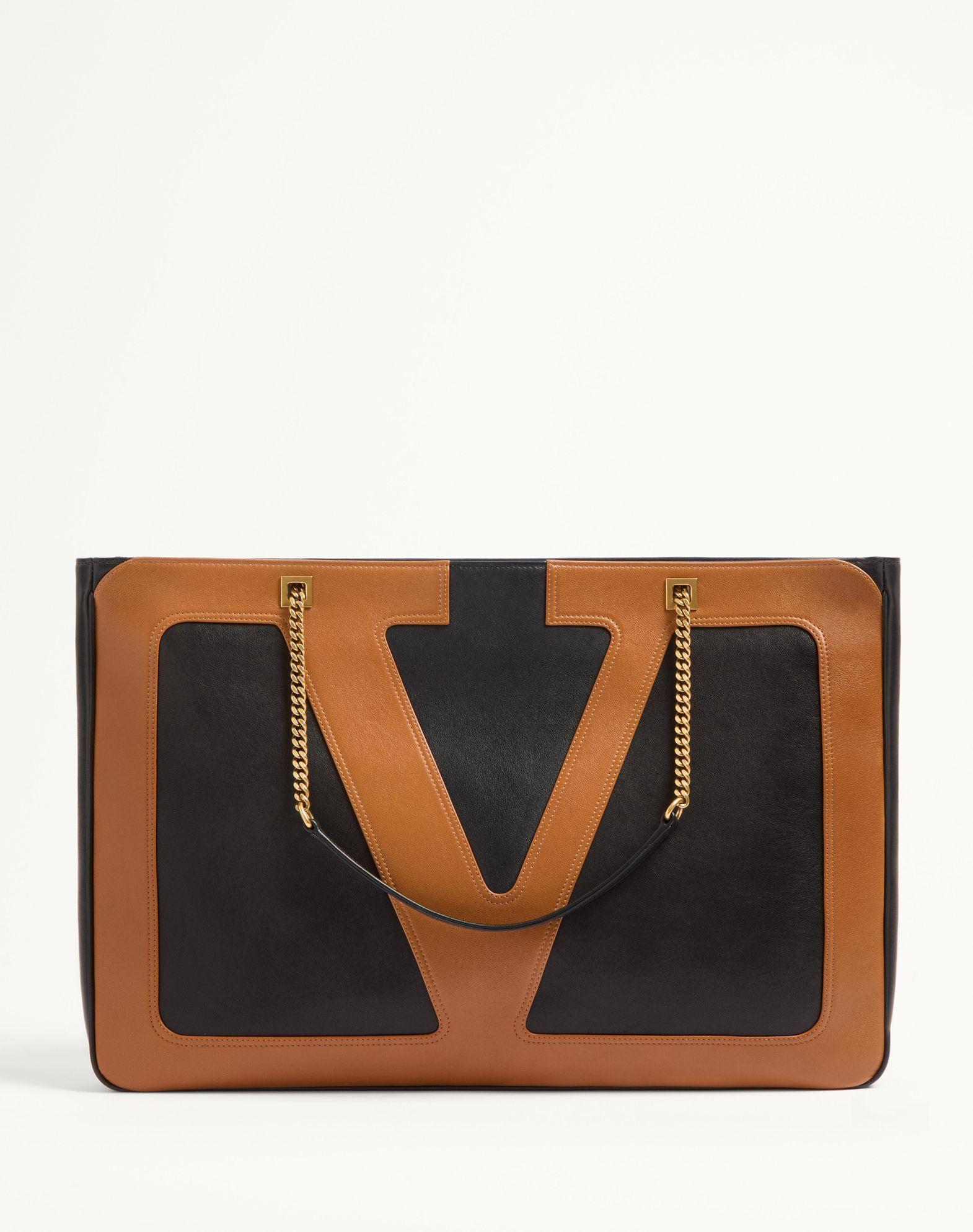 Valentino Garavani Viva Superstar Nappa Leather Shopper Product Image