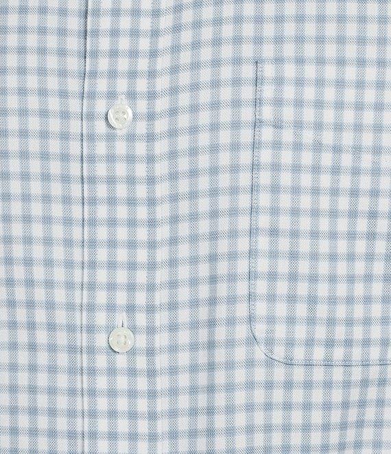 Cremieux Blue Label Washed Oxford Small Check Long Sleeve Woven Shirt Product Image