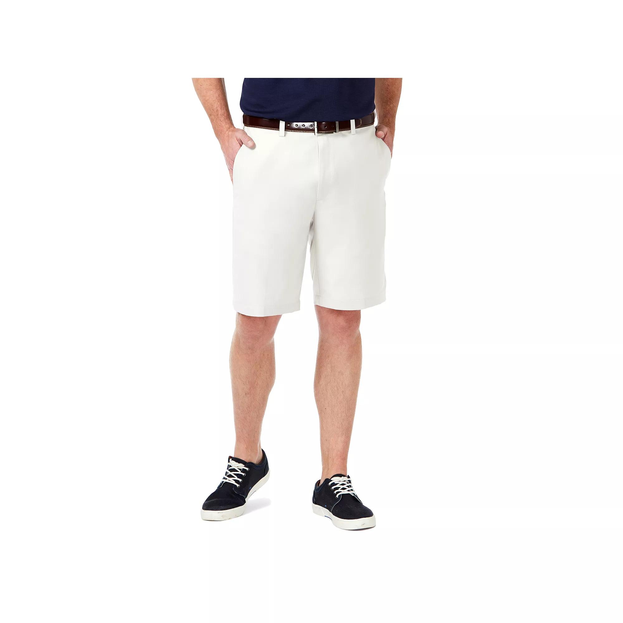 Mens Haggar Cool 18 Pro Gabardine Flat Front Shorts Product Image