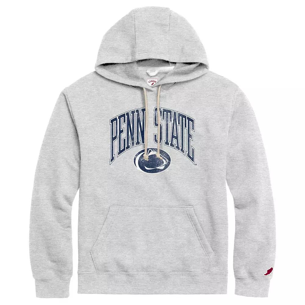 Men's League Collegiate Wear  Heather Gray Penn State Nittany Lions Tall Arch Essential Pullover Hoodie, Size: 2XL, Grey Product Image