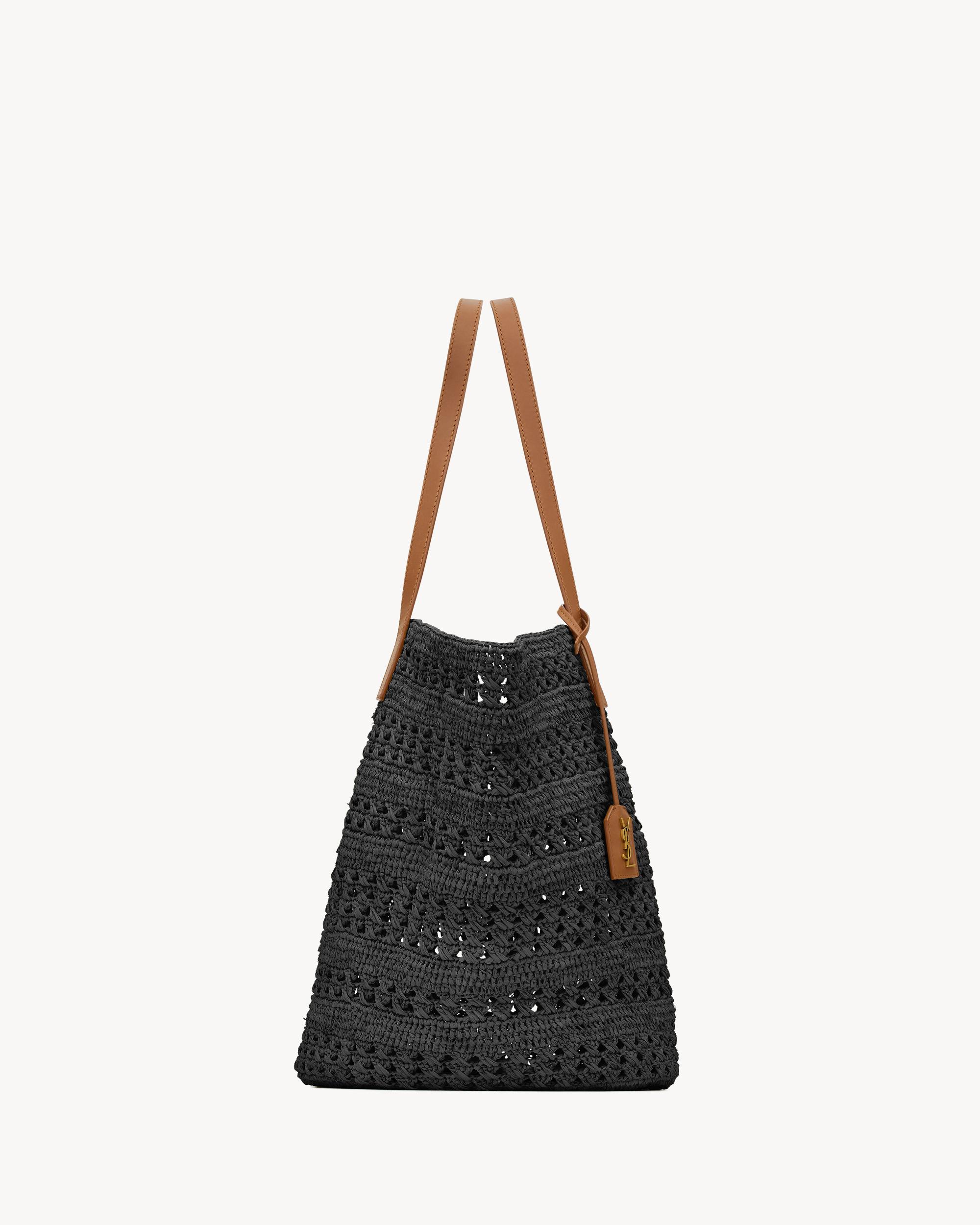 PANIER Medium bag in raffia Product Image