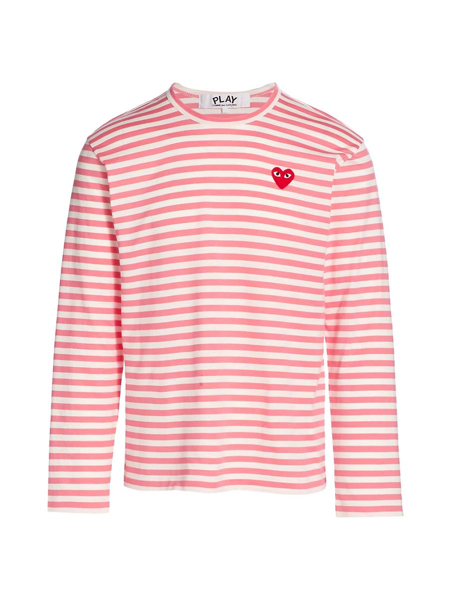 Mens Striped Long-Sleeve Top Product Image