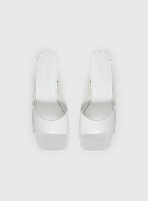 Sunset Boulevard Heels White Product Image
