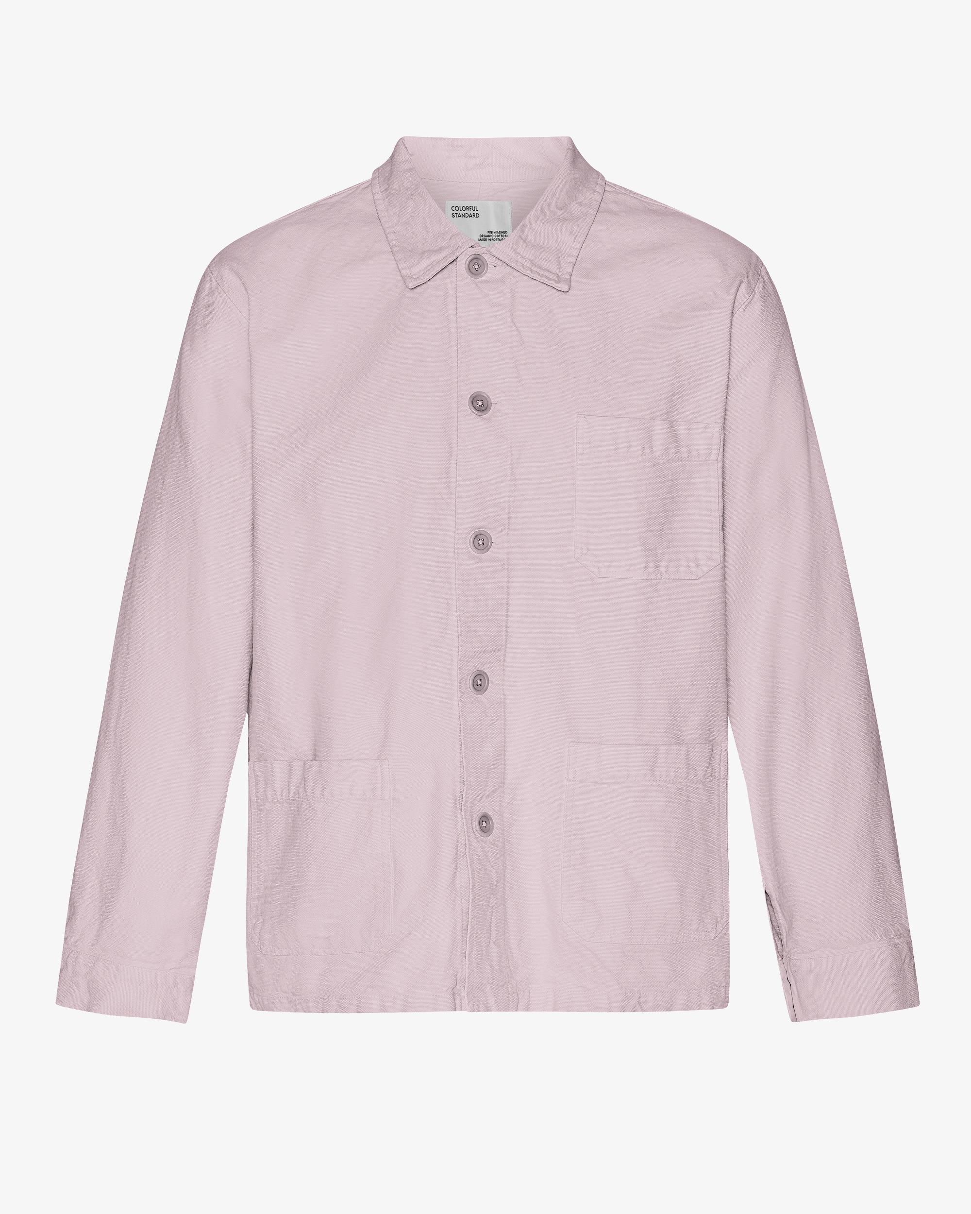 Organic Workwear Jacket - Faded Pink Product Image