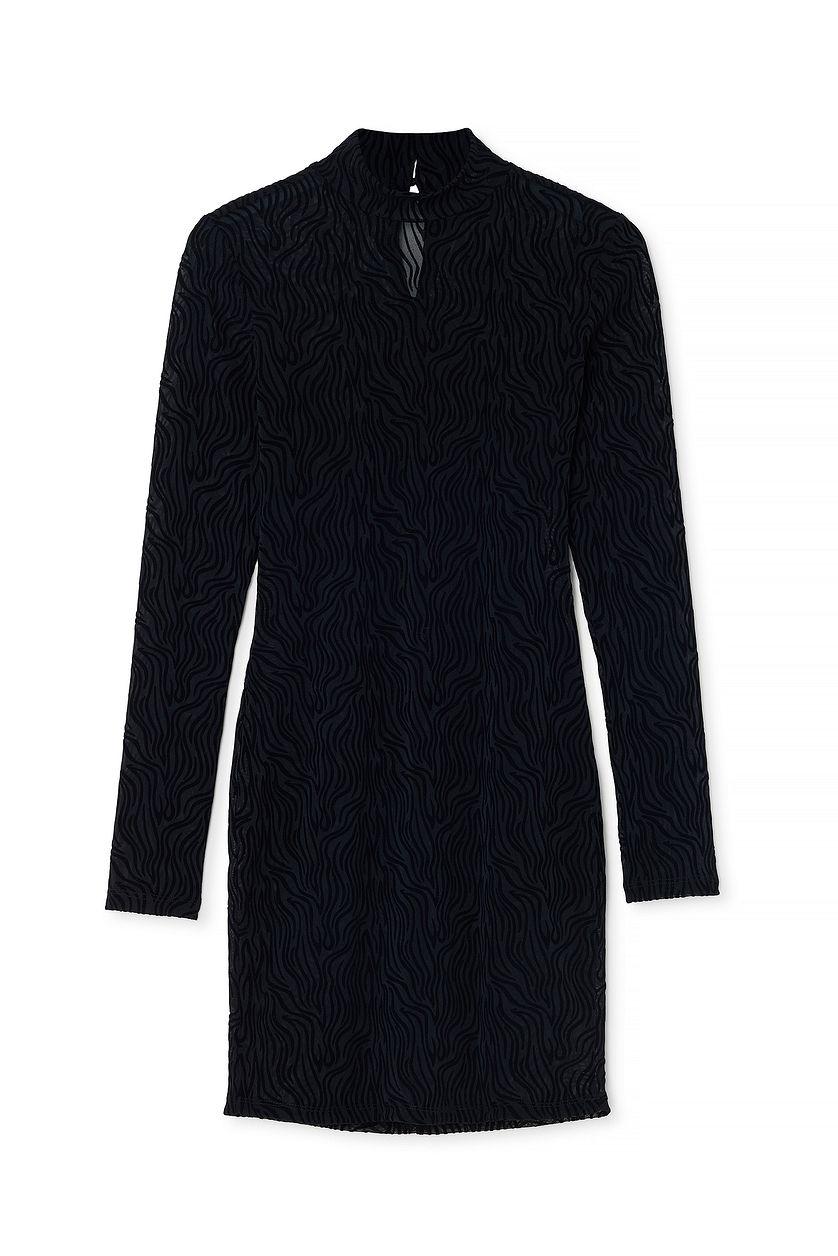 Burn Out Mesh Dress Product Image