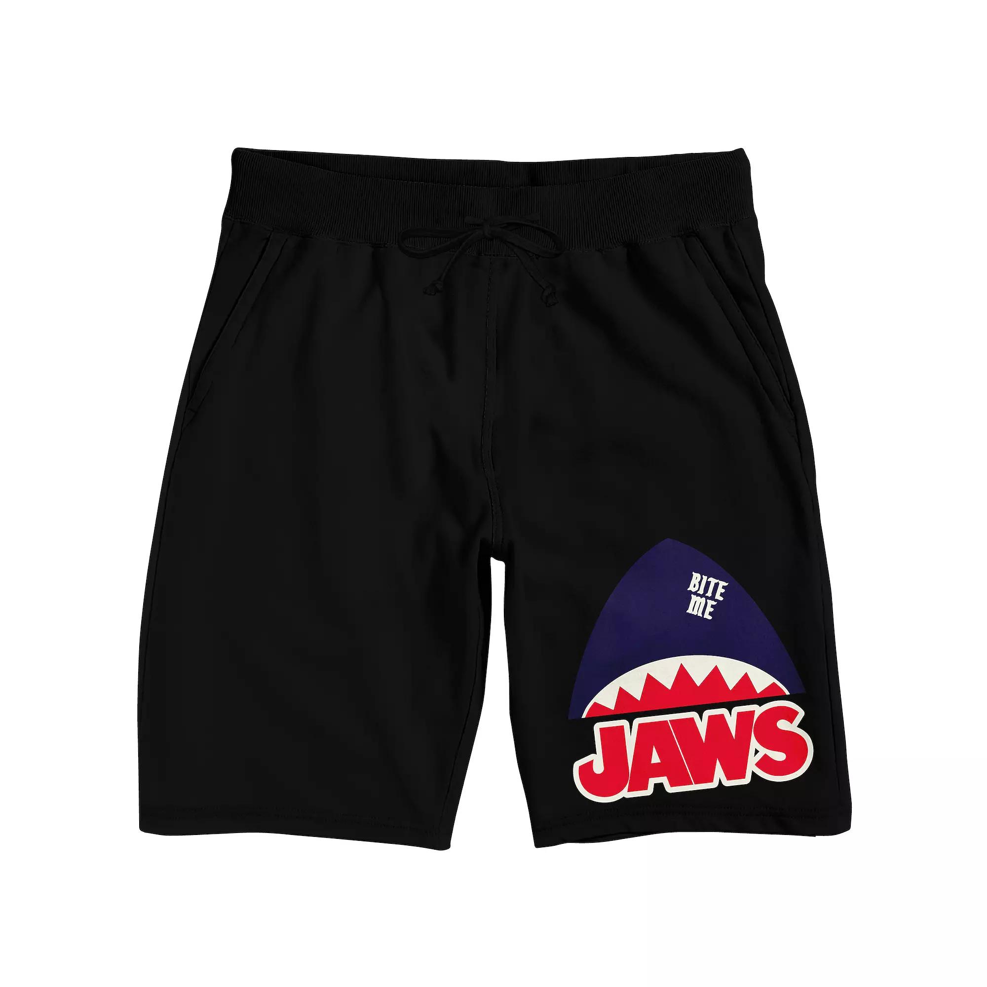 Men's Jaws Bite Me Pajama Shorts,  Product Image