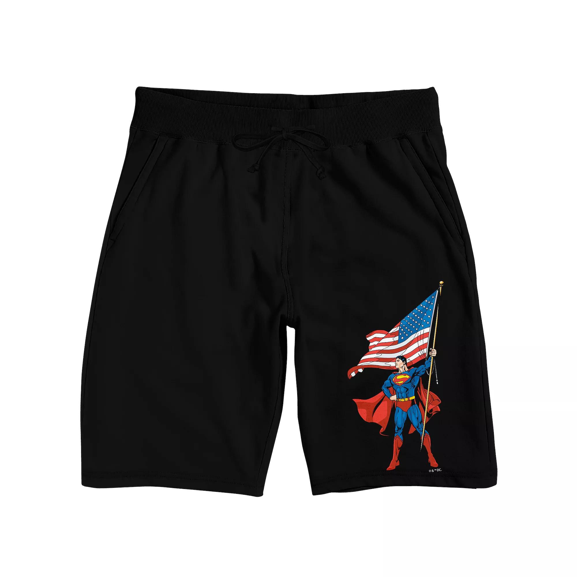 Men's DC Comics Superman Americana Pajama Shorts,  Product Image