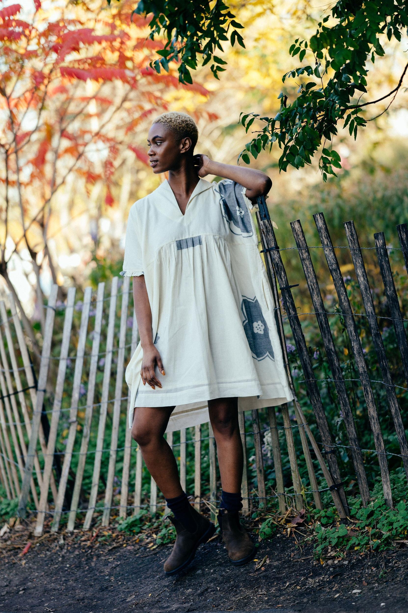 Oversized summer blossom dress Product Image