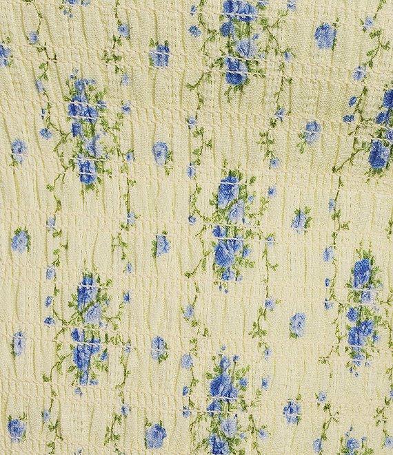 KatieJNYC Sunnie Smocked Tie Shoulder Coordinating Top Product Image