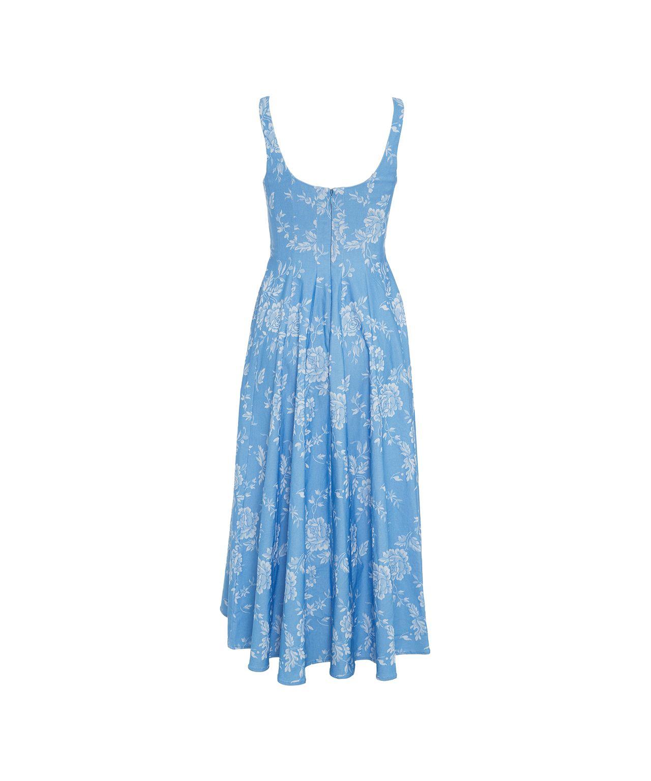 A-line dress with floral pattern Product Image