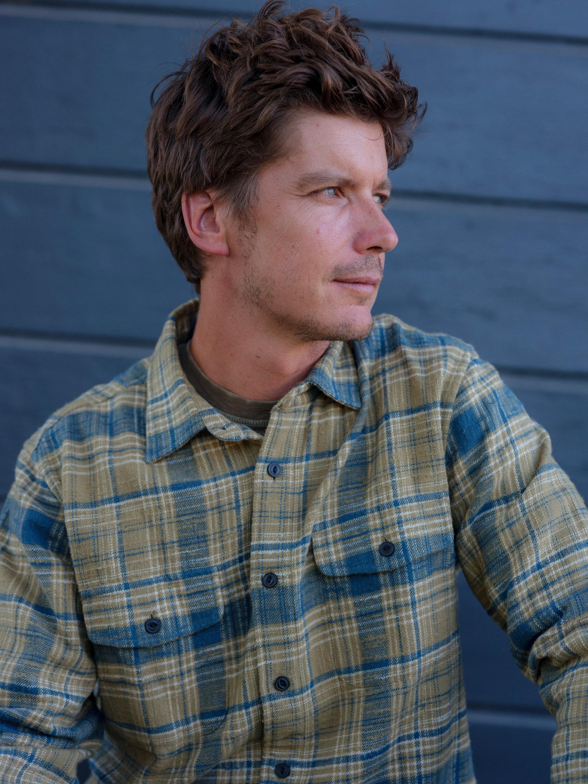Vintage Slub Twill Shirt - Olive Pine Product Image