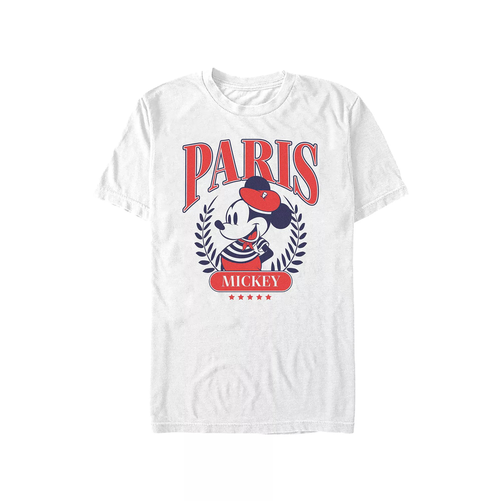 Disney's Mickey Mouse Paris Mouse Men's Graphic Tee,  Product Image