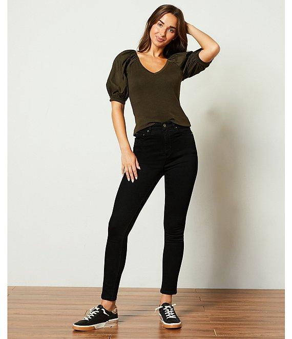 A Loves A Magic Universal Fit High Waisted Skinny Leg Stretch Denim Jeans Product Image