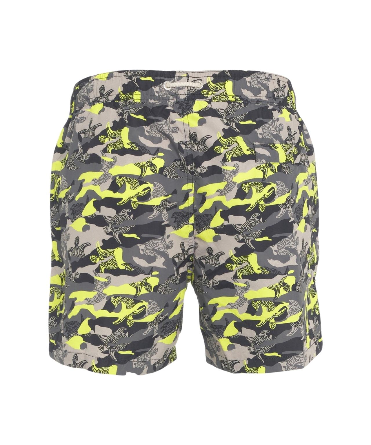 Swim shorts with pattern Product Image