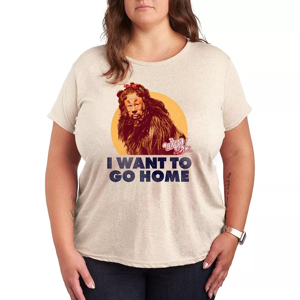 Plus The Wizard Of Oz Lion Home Graphic Tee, Women's,  Product Image