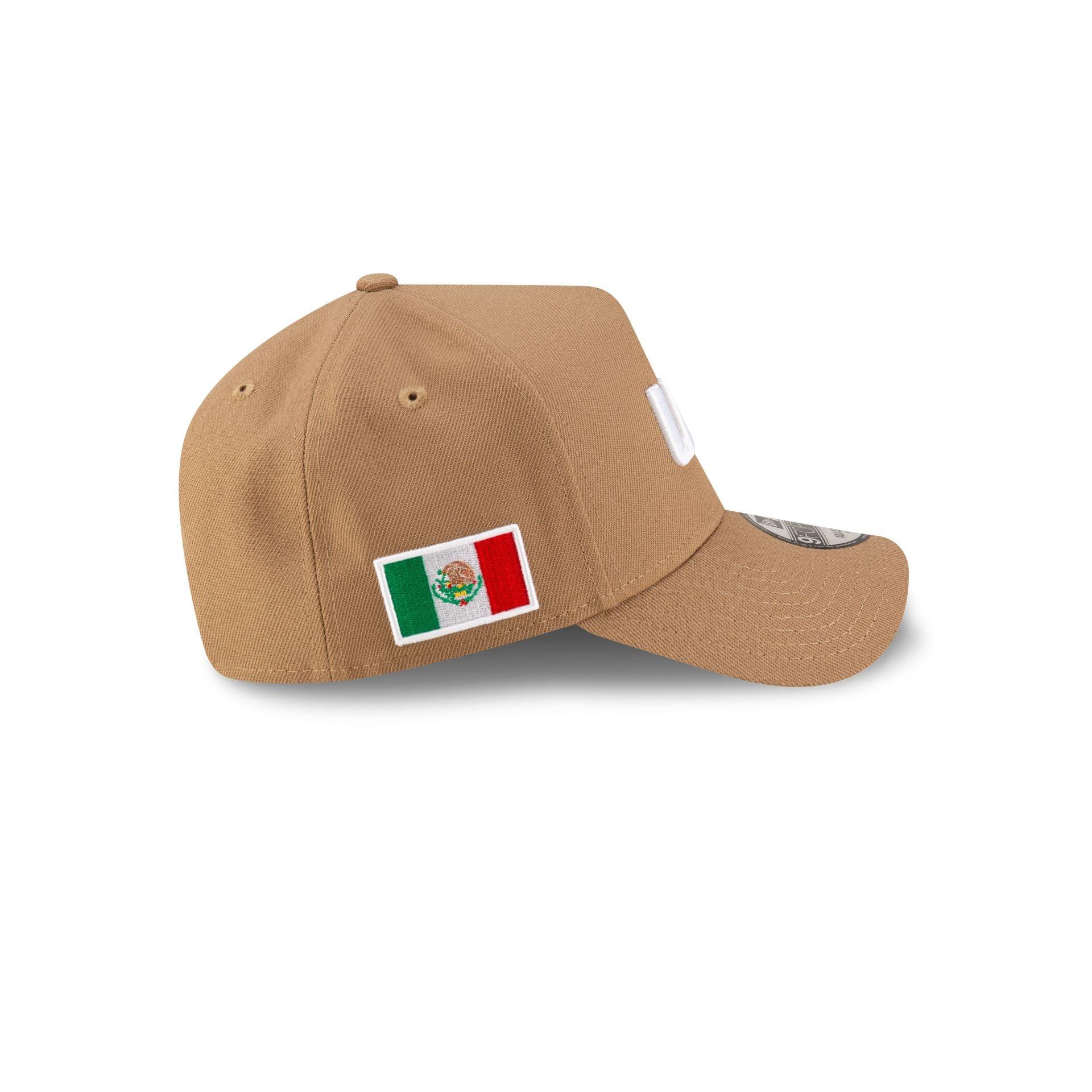 UFC Mexico Khaki Glove 9FORTY A-Frame Snapback Hat Male Product Image